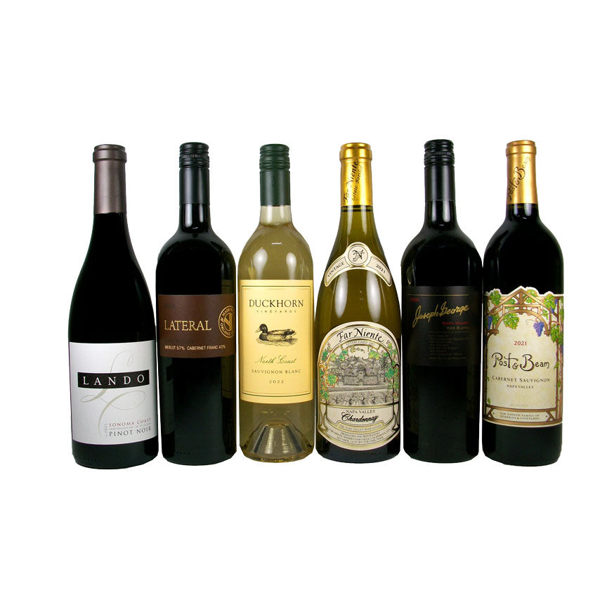 Duckhorn Sauvignon Blanc Lando Sonoma Coast Pinot Noir Joseph George Red Blend Far Niente Chardonnay Lateral Red Blend Post & Beam 